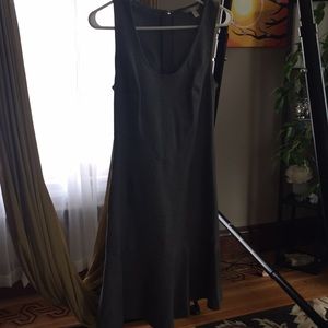 BR sporty racer back gray dress